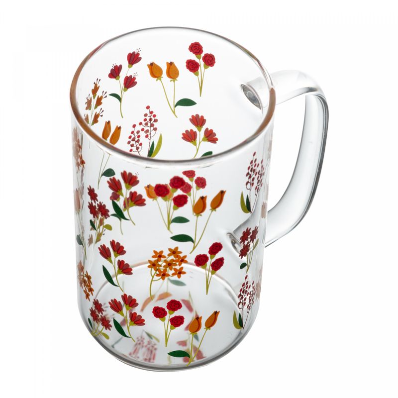 Conjunto-2-Canecas-de-Vidro-Borossilicato-Resistente-a-Calor-Flores-280ml-Wolff