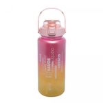 Conjunto-3-Garrafas-Squeeze-de-Policarbonato-Degrade-Cintilante-Rosa-Wolff
