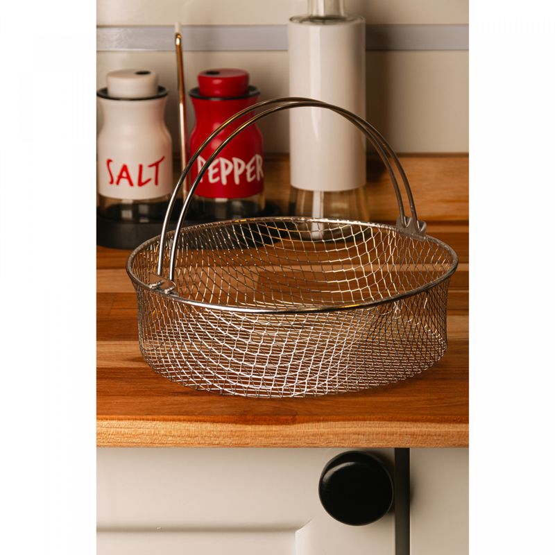 Cesto-Redondo-de-Aco-Inox-para-Air-Fryer-com-Alca-21cm-x-21cm-x-6cm-Wolff