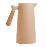 Garrafa-Termica-de-Plastico-com-Cabo-de-Madeira-e-Termometro-Nordica-Bege-1L-Wolff