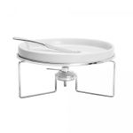 Rechaud-para-Queijo-Brie-de-Ceramica-com-Suporte-e-Faca-305cm-x-14cm-Wolff