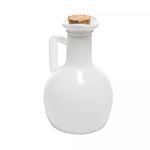 Garrafa-para-Azeite-de-Vidro-Pintado-Branco-com-Tampa-de-Cortica-180ml-Wolff