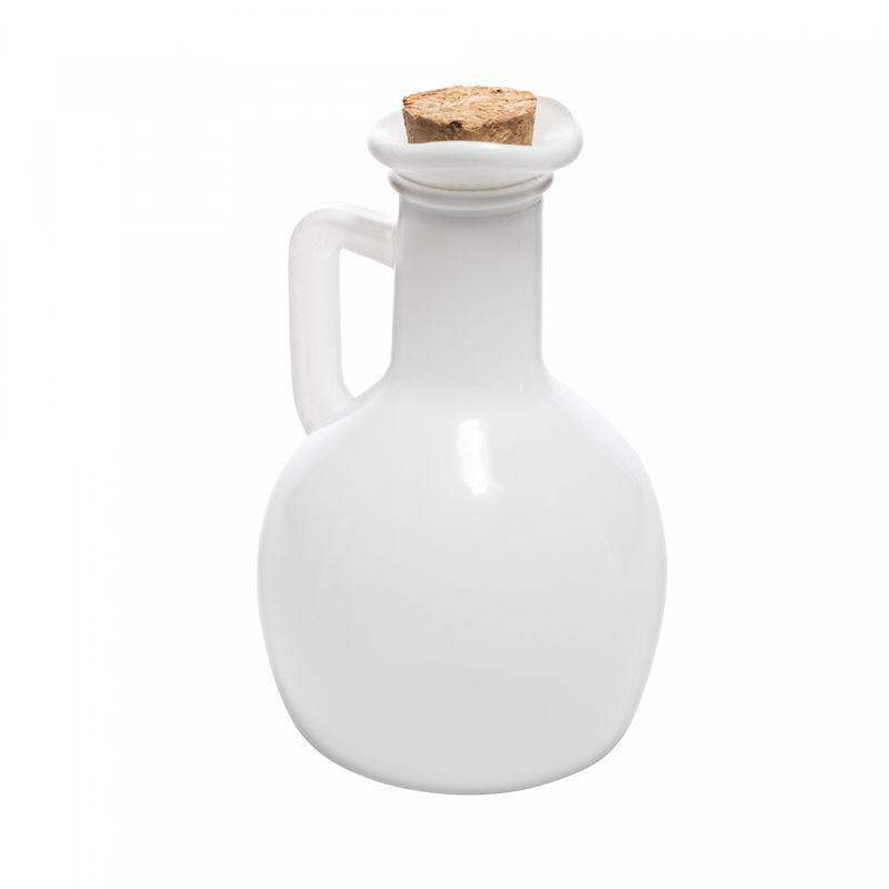 Garrafa-para-Azeite-de-Vidro-Pintado-Branco-com-Tampa-de-Cortica-180ml-Wolff