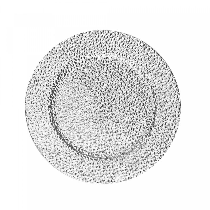 Sousplat-de-Plastico-Martelado-Prateado-33cm-Wolff
