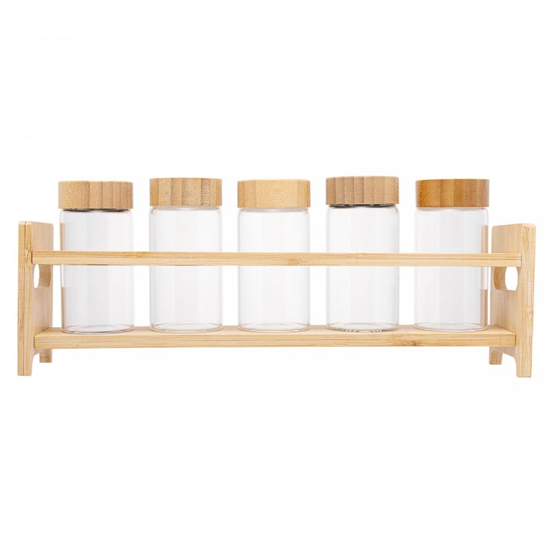 Porta-Mantimento-de-Vidro-Borossilicato-com-Tampa-de-Bambu-90ml-Wolff