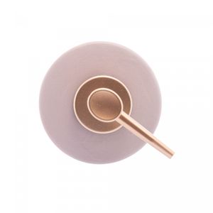 Conjunto 2 Peças para Banheiro de Cerâmica Leaf Nude - Wolff