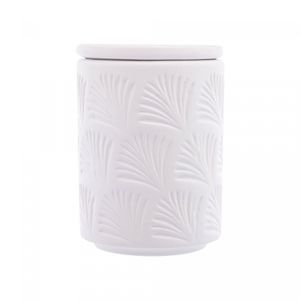Conjunto 2 Peças para Banheiro de Cerâmica Leaf Branco - Wolff