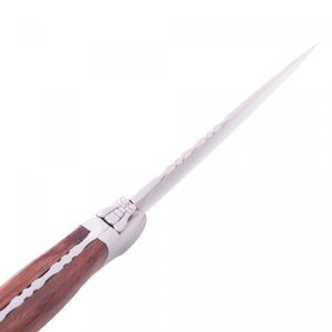 Faca Santoku com Cabo de Madeira e Aço Inox 31,5cm - Wolff