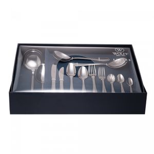 Faqueiro 101 Peças de Aço Inox com Caixa Litografada Avalon - Wolff
