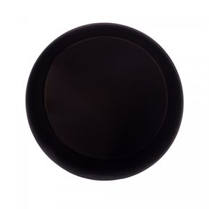 Pote de Aço Inox com Tampa em Madeira Teca Preto 11cm x 10cm - Wolff Craft