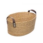 Conjunto-3-Cestos-Organizadores-Ovais-de-Fibra-Natural-com-Alca-em-Couro-Wolff