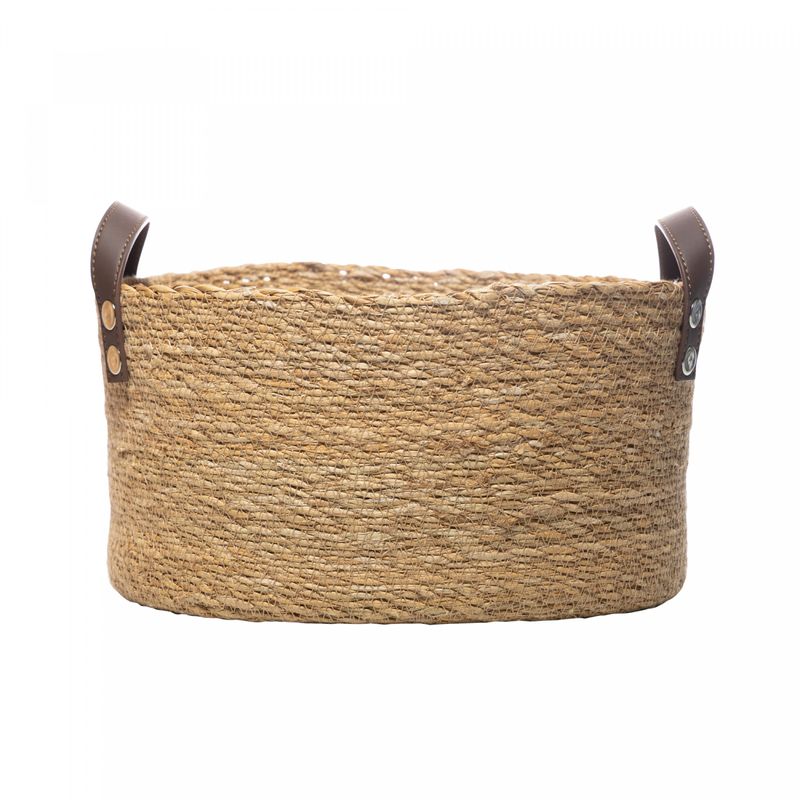 Conjunto-3-Cestos-Organizadores-Ovais-de-Fibra-Natural-com-Alca-em-Couro-Wolff