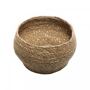 Conjunto 3 Cachepots de Fibra Natural com Forro de Plástico - Wolff