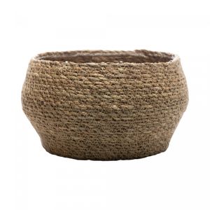 Conjunto 3 Cachepots de Fibra Natural com Forro de Plástico - Wolff