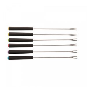 Aparelho Fondue 11 Peças Base Metal Vermelho - Wolff