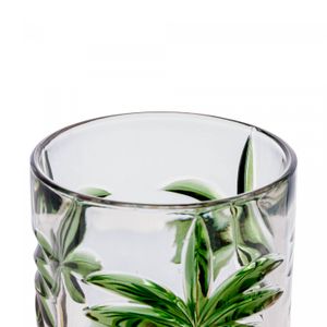 Taça Palm Tree Handpaint 450ml Cristal Ecológico - Wolff