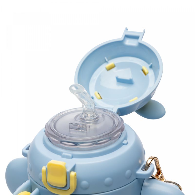 Garrafa-Squeeze-Infantil-Aviao-500ml-Azul-Plastico-Wolff