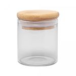 Porta-Mantimento-de-Vidro-Borossilicato-com-Tampa-de-Bambu-90ml-Wolff