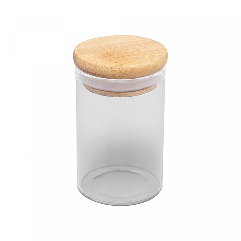 Porta-Mantimento-de-Vidro-Borossilicato-com-Tampa-de-Bambu-90ml-Wolff