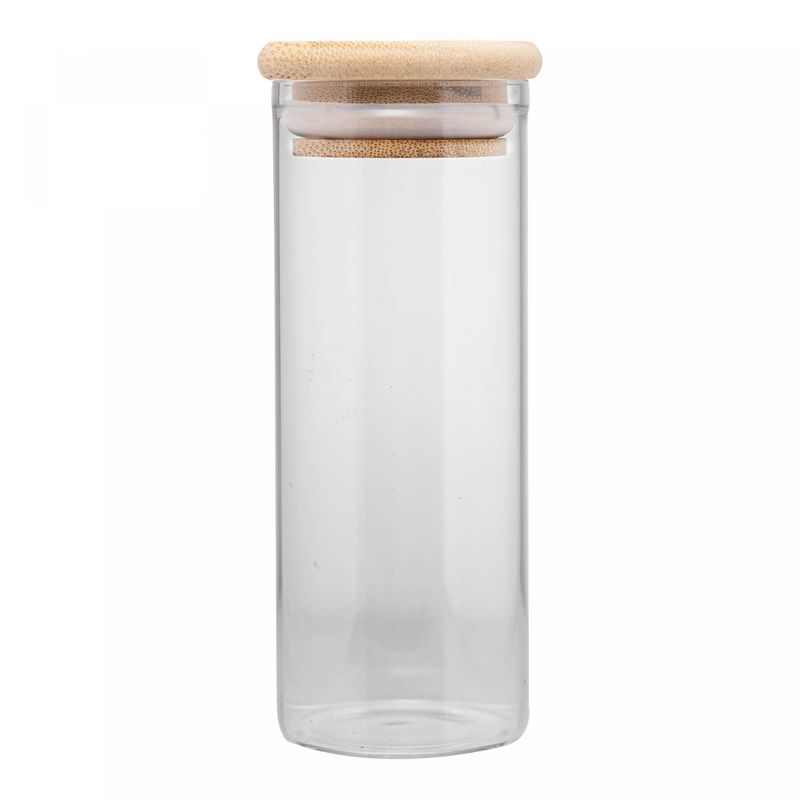 Porta-Mantimento-de-Vidro-Borossilicato-com-Tampa-de-Bambu-160ml-Wolff