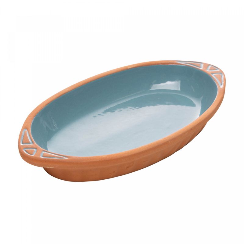 Refratario-Oval-com-Alca-Maia-335cm-x-185cm-x-45cm-Turquesa-Ceramica-Wolff