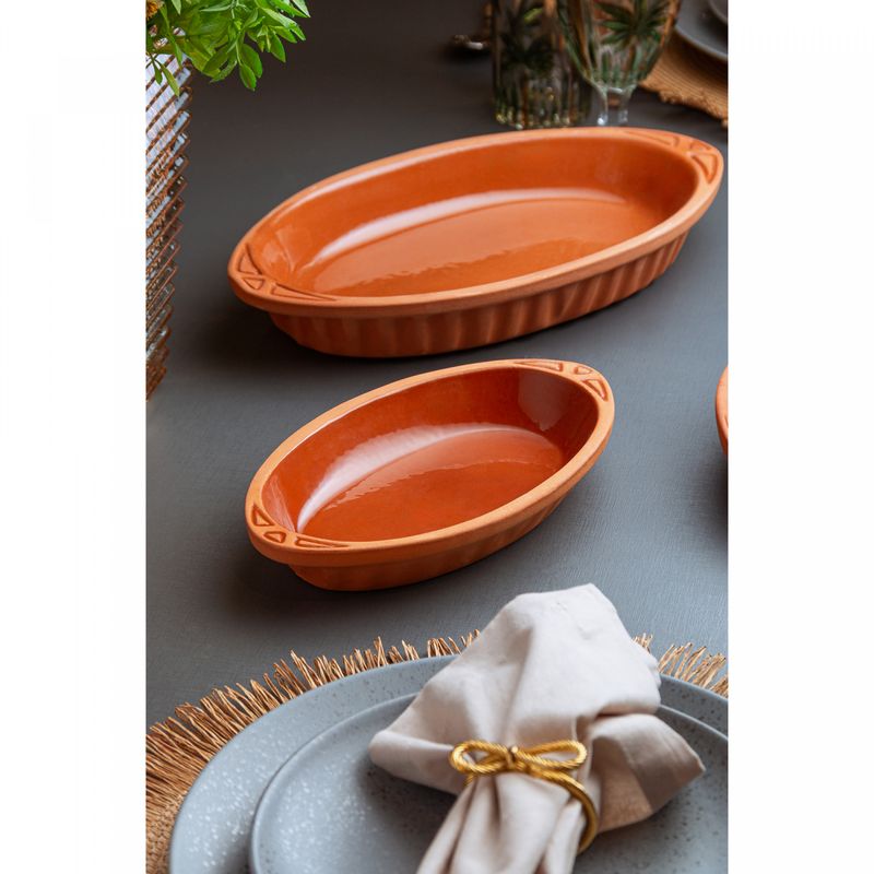Refratario-Oval-com-Alca-Maia-235cm-x-135cm-x-35cm-Terracota-Ceramica-Wolff