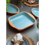 Refratario-Quadrado-com-Alca-Maia-34cm-x-29cm-x-6cm-Turquesa-Ceramica-Wolff