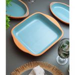 Refratario-Quadrado-com-Alca-Maia-34cm-x-29cm-x-6cm-Turquesa-Ceramica-Wolff