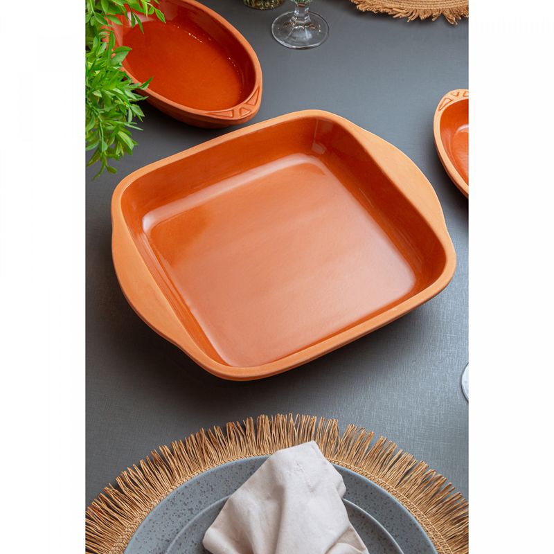 Refratario-Quadrado-com-Alca-Maia-34cm-x-28cm-x-6cm-Terracota-Ceramica-Wolff