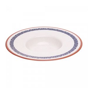 Prato para Risoto de Cerâmica Village Creme 28cm - Wolff