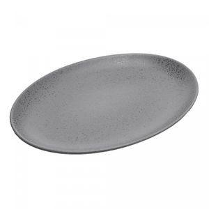 Travessa para Servir de Cerâmica Mist Cinza Matte 40cm x 28cm x 4cm - Wolff