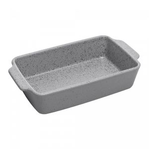 Refratário de Cerâmica Mist Cinza Matte 29cm x 17cm x 7cm - Wolff
