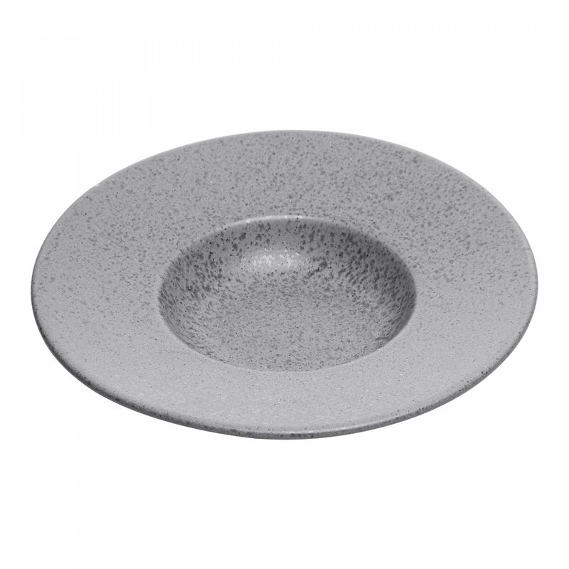Prato-para-Risoto-de-Ceramica-Mist-Cinza-Matte-26cm-Wolff