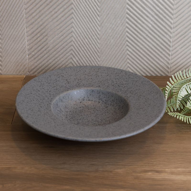 Prato-para-Risoto-de-Ceramica-Mist-Cinza-Matte-26cm-Wolff