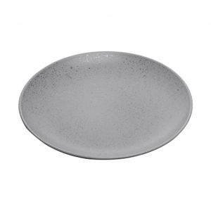 Prato de Sobremesa de Cerâmica Mist Cinza Matte 21cm - Wolff