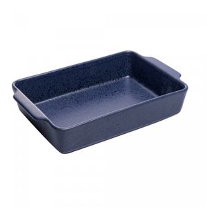 Refratário de Cerâmica Mist Azul Matte 35cm x 22cm x 7cm - Wolff