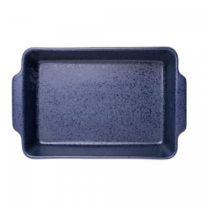Refratário de Cerâmica Mist Azul Matte 35cm x 22cm x 7cm - Wolff