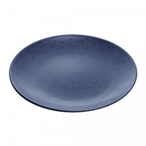 Prato Raso de Cerâmica Mist Azul Matte 27cm - Wolff