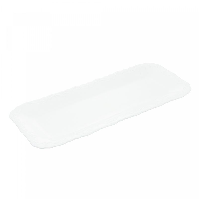 Travessa-Retangular-de-Porcelana-Durable-Pocelain-Alto-Relevo-41cm-x-17cm-x-3cm-Wolff