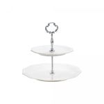 Prato-Duplo-para-Doces-de-Porcelana-Durable-Porcelain-Alto-Relevo-19cm-27cm-x-23cm-Wolff