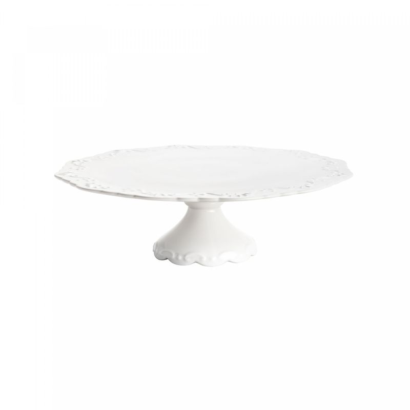 Prato-para-Bolo-de-Porcelana-Durable-Porcelain-com-Pe-Alto-Relevo-21cm-x-9cm-Wolff