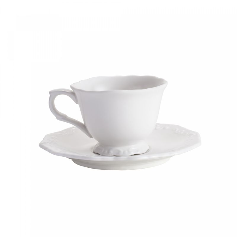 Conjunto-6-Xicaras-de-Cha-de-Porcelana-Durable-Porcelain-com-Pires-Alto-Relevo-200ml-Wolff