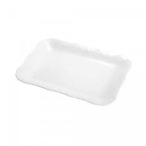 Travessa de Porcelana Durable Porcelain Alto Relevo 33cm x 23cm x 3cm - Wolff