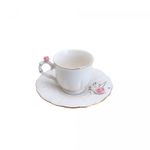 Conjunto-6-Xicaras-de-Cafe-de-Porcelana-Flower-Round-Plate-Branco-100ml-Wolff