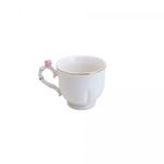 Conjunto-6-Xicaras-de-Cafe-de-Porcelana-Flower-Round-Plate-Branco-100ml-Wolff