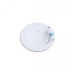 Conjunto-6-Xicaras-de-Cafe-de-Porcelana-Birds-Round-Plate-Branco-100ml-Wolff