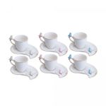 Conjunto-6-Xicaras-de-Cafe-de-Porcelana-Cute-Birds-Design-Plate-Branco-90ml-Wolff