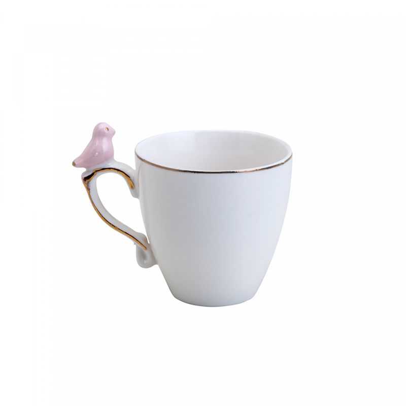 Conjunto-6-Xicaras-de-Cafe-de-Porcelana-Cute-Birds-Design-Plate-Branco-90ml-Wolff