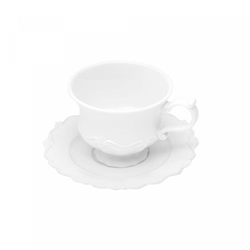 Conjunto-6-Xicaras-de-Cha-de-Porcelana-com-Pires-Fancy-Branco-200ml-Wolff