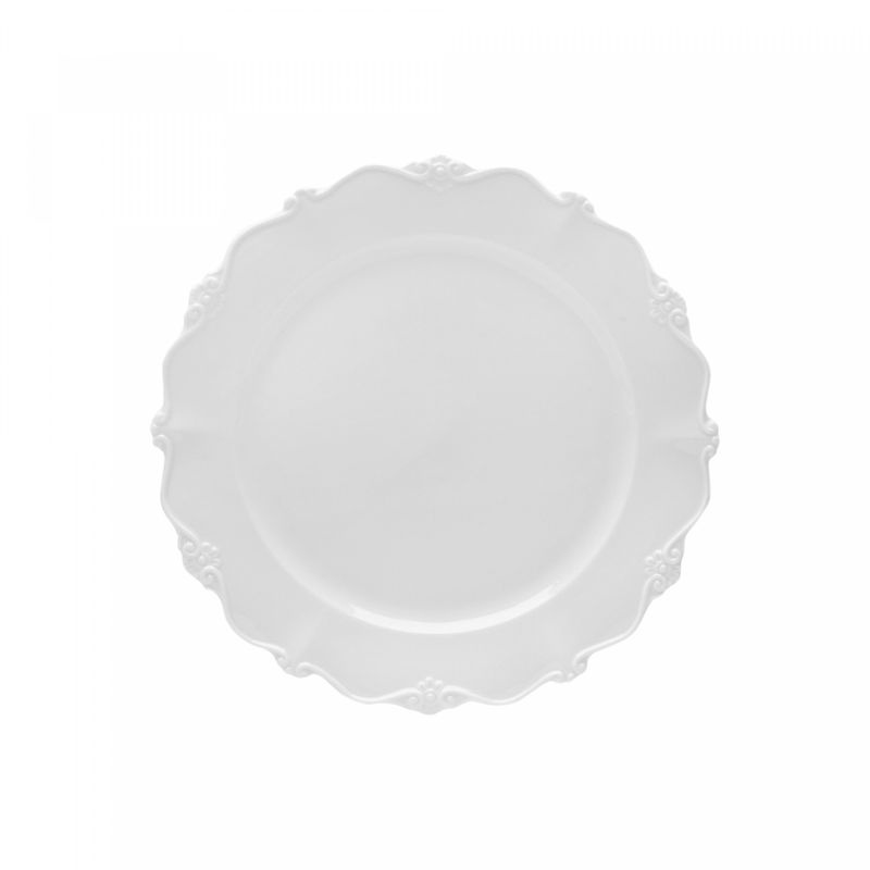 Conjunto-6-Pratos-para-Sobremesa-de-Porcelana-Fancy-Branco-20cm-Wolff